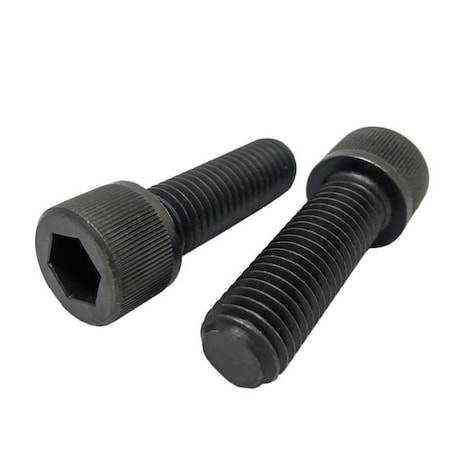 #10-24 Socket Head Cap Screw, Black Oxide Alloy Steel, 5/8 In Length, 100 PK
